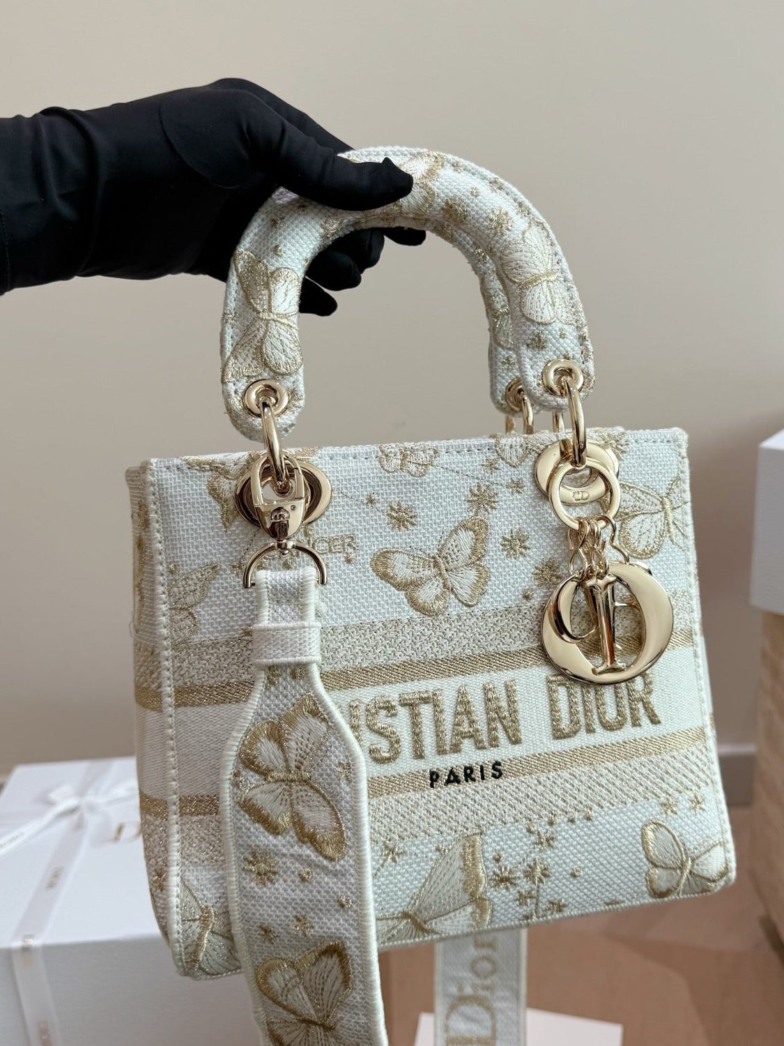 Christian Dior Lady Dior White